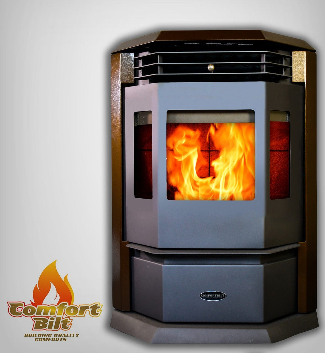 ComfortBilt HP22 Pellet Stove Golden Brown – Comfortbilt.Canada