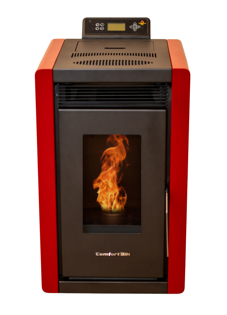 Alpine by ComfortBilt HP40 -Compact Small Pellet Stove Red
