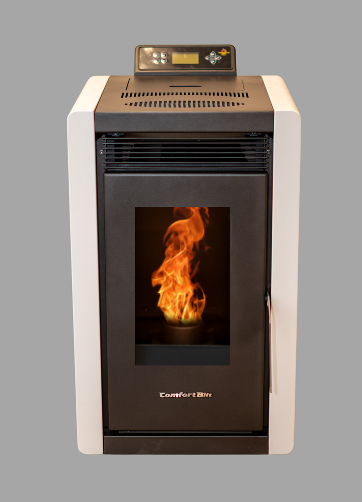 Alpine by ComfortBilt HP40 - Compact Small Pellet Stove In White