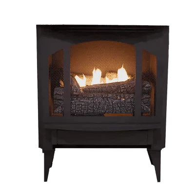 Carolina Model T-33 - 32,000 BTU Vent Free Gas Stove with Legs and Blower - Made in the USA