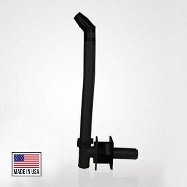 ComfortBilt 4 inch Pellet Stove Piping Kit with 90elbow - Black Matte